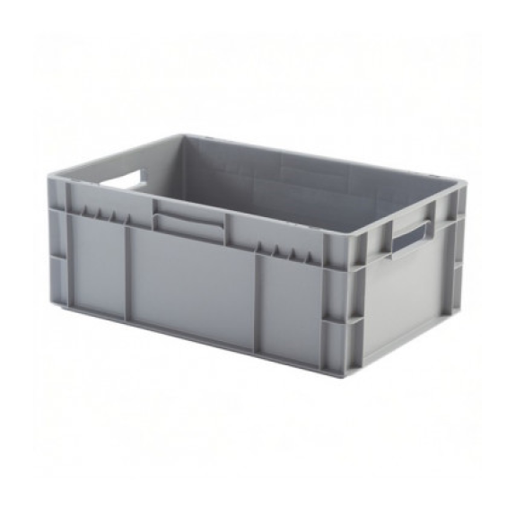 Boîte en plastique empilable norme européenne 600x400x235h-Lire la description