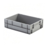 Caja de plástico apilable Norma Europa 400x300x120h Caja de plástico apilable Norma Europa 400x300x120h