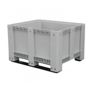 Contenedor liso con patines 1200 x 1000 mm-Leer más