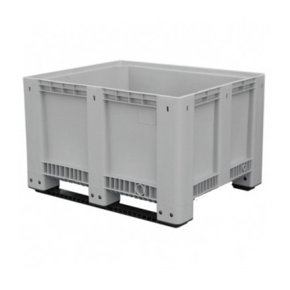 Contenedor liso con patines 1200 x 1000 mm-Leer más