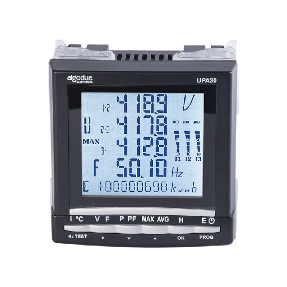 Misuratore multifunzione per il monitoraggio dellenergia DIN 96x96, classe 0,5S-Leggi tutto