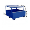 Cubeta pintada con soporte 1.000 lts