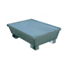 Cubeta galvanizada 2 bidones con rejilla