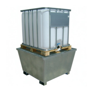 Cubeta de retención galvanizada 1.000 litros-Leer más