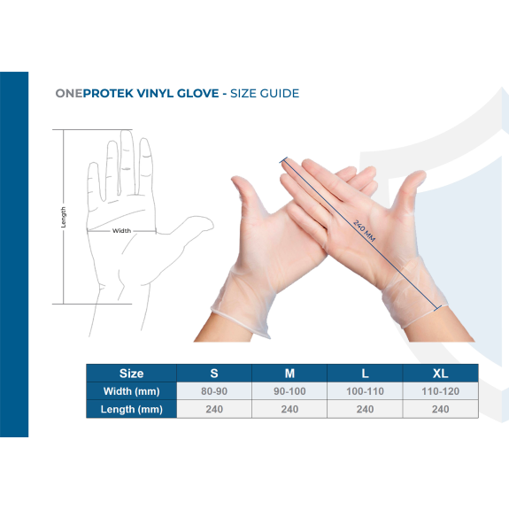 Gants vinyle jetables - Boîte de 100 gants - Sans latex - Non poudrés - Résistants et Multi-usages-Lire la description