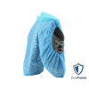 Surchaussures Jetables Imperméables en Polyéthylène (PP) - Sachet de 100 pièces - Taille Unique  Bleu