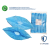 Surchaussures Jetables Imperméables en Polyéthylène (PP) - Sachet de 100 pièces - Taille Unique  Bleu