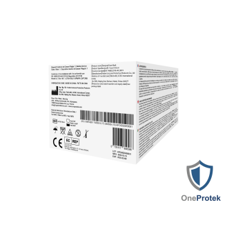 Masques Médicaux 3 Plis EN14683 Type IIR Bleu - Boîte de 50 pièces - Conditionnés en 5 Sachets de 10 Masques - Confortables et élastiques résistants-Lire la description