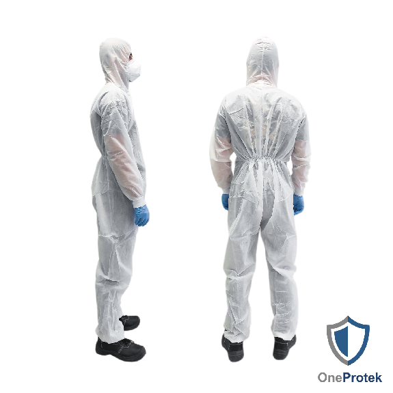 Combinaison respirante jetables - Sachet de 1 pièce - Fermeture éclaire avec capuche - Taille XL-Lire la description
