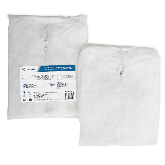 Combinaison respirante jetables - Sachet de 1 pièce - Fermeture éclaire avec capuche - Taille XL-Lire la description