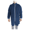 10 Blouses Jetables Bleues - Fermeture éclair - XL