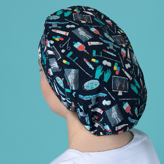 Gorro pelo largo estampado - Instrumental Marino-Leer más