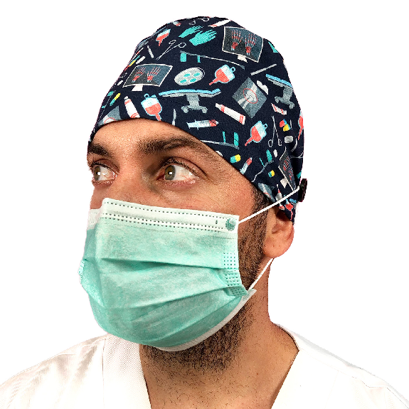 Cappello corto con bottoni - Strumenti marini-Leggi tutto