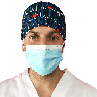 Gorro casquete con botones - Flutter marino-Leer más