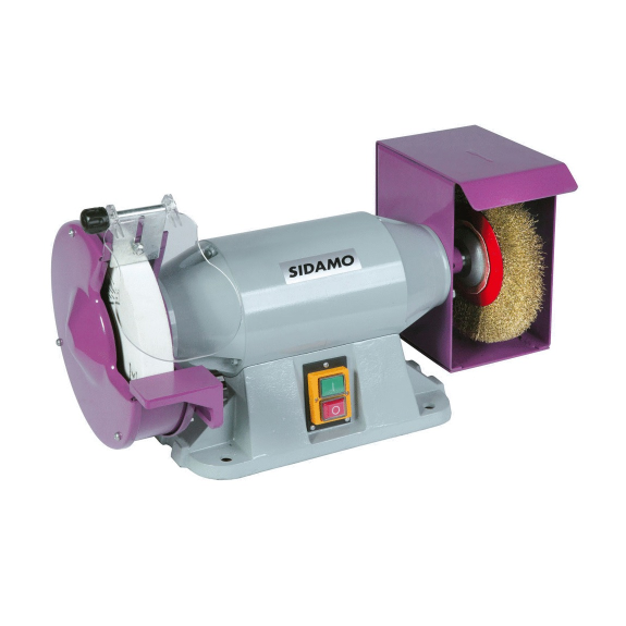 Touret meule-brosse 900W TM 200 B - SIDAMO - 20113104-Lire la description