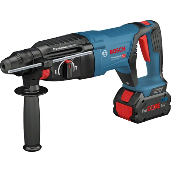 Bosch Akku-Bohrhammer mit SDS plus GBH 18V-26 D, Solo Version, Handwerkerkoffer-Beschreibung lesen
