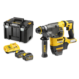 Perforateur-burineur SDS+ 54V + 2 batteries 6Ah + chargeur + coffret TSTAK  - DCH333T2-Lire la description