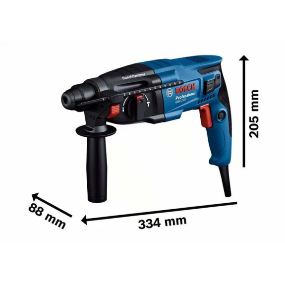 Perceuse  percussion Bosch avec SDS plus GBH 2-21 : mandrin sans cl adaptateur SDS plus-Lire la description