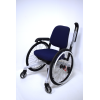 LeTriple Wheels: Sedia mobile con freno e saliscendi elettrico e ruote grandi