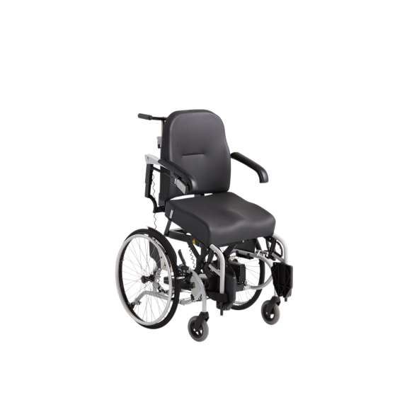 Carrozzina manuale LeRoulé Plus - Alza-abbassa e stand-up elettrico-Leggi tutto