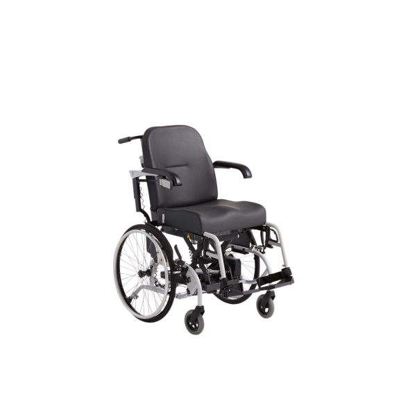 Carrozzina manuale LeRoulé Plus - Alza-abbassa e stand-up elettrico-Leggi tutto