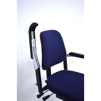 Silla móvil con ajuste electrónico de altura y frenos-Leer más