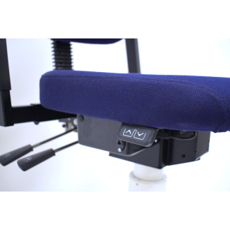 Silla móvil con ajuste electrónico de altura y frenos-Leer más