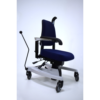 LeTriple : Chaise ergonomique médicale avec frein et haut-bas électrique-Lire la description