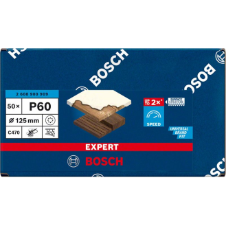 Bosch EXPERT C470 Schleifpapier mit 8 Lchern fr Exzenterschl., 125 mm, K 60-Beschreibung lesen