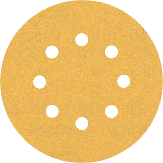 EXPERT C470 Schleifp. mit 8 Löchern für Exzenterschl., 125 mm, K 150-Beschreibung lesen