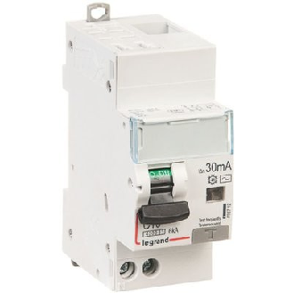 Disjoncteur érentiel DX³ 4500 - 6 kA courbe C, protection des départs  - Connexion: Vis/vis | In (A): 10 | Type: AC-Lire la description