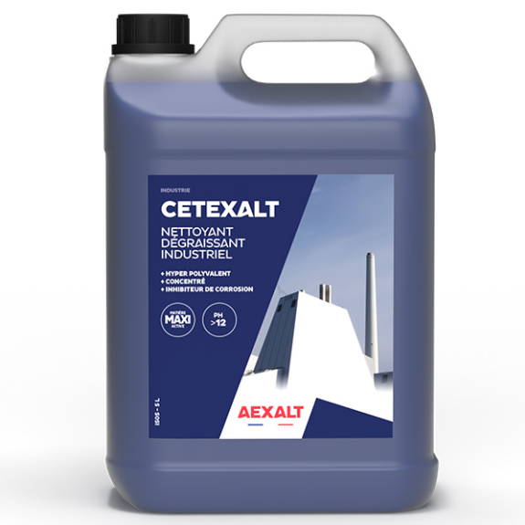 Nettoyant dégraissant industriel  "I505" Cetexalt de 5 litres-Lire la description
