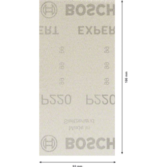 Bosch EXPERT M480 Schleifnetz fr Schwingschleifer, 93 x 186 mm, K 220, 50-tlg.-Beschreibung lesen