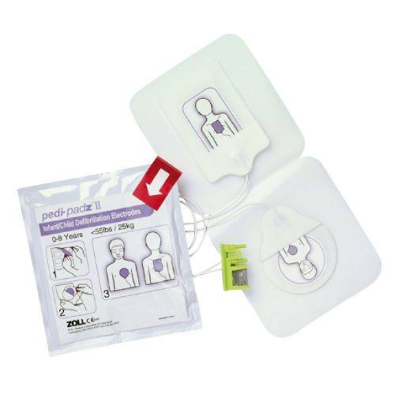Électrodes de formation pédiatrique PEDI PADZ ZOLL AED PLUS-Lire la description