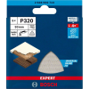 Bosch EXPERT M480 Schleifnetz fr Deltaschleifer, 93 mm, K 120, 5-tlg.