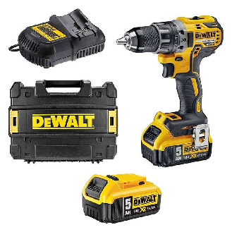 Perceuse-visseuse sans fil DeWalt DCD791D2 18V sans balais 70Nm + 2x batteries 2,0Ah + chargeur + coffret-Lire la description