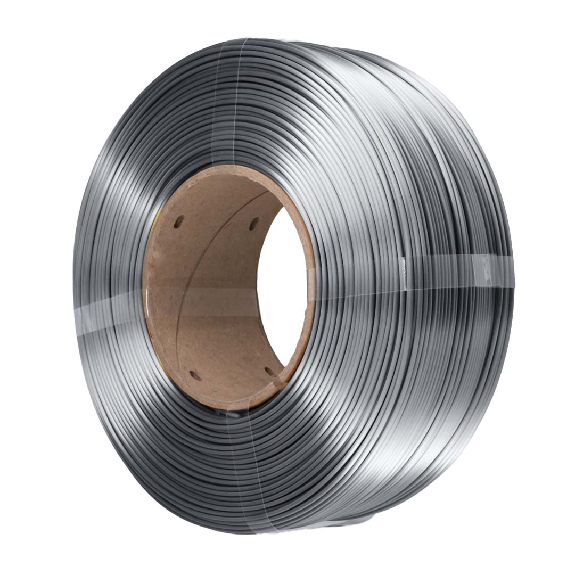 Refill PLA Silk Graphite Grey - 1.75mm, 1000g-Leer más