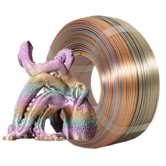 Refill PLA Silk Rainbow Tropicana - 1.75mm, 1000g Refill PLA Silk Rainbow Tropicana - 1.75mm, 1000g-Leggi tutto
