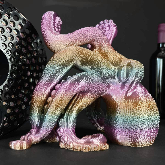 Refill PLA Silk Rainbow Tropicana - 1.75mm, 1000g Refill PLA Silk Rainbow Tropicana - 1.75mm, 1000g-Leggi tutto