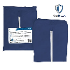 OneProtek - Combinaison en polypropylène jetable - Fermeture éclair - Avec capuche - Bleue - Taille 2XL - Sachet unitaire