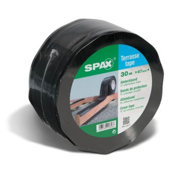 SPAX Tape 30m x 87mm ruban adhésif résistant aux UV auto-adhésif amovible (5000009186419)-Lire la description