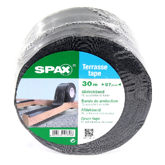 SPAX Tape 30m x 87mm ruban adhésif résistant aux UV auto-adhésif amovible (5000009186419)-Lire la description