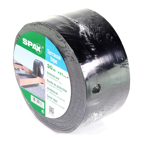 SPAX Tape 30m x 87mm ruban adhésif résistant aux UV auto-adhésif amovible (5000009186419)-Lire la description
