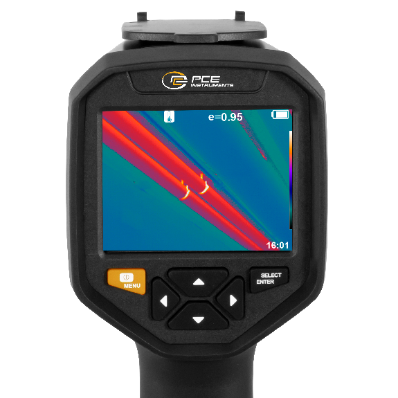PCE Instruments Wärmebildkamera PCE-TC 38 |Messbereich -20 ... 550 °C |Infrarotbildauflösung 384 x 288 Pixel |Speicher-Beschreibung lesen