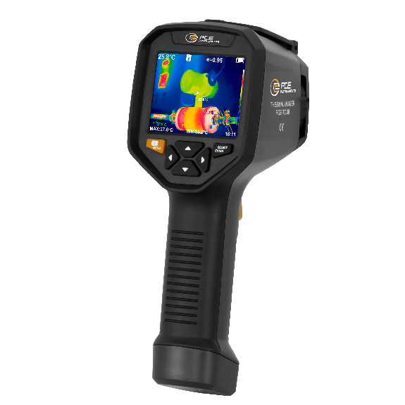 PCE Instruments Wärmebildkamera PCE-TC 38 |Messbereich -20 ... 550 °C |Infrarotbildauflösung 384 x 288 Pixel |Speicher-Beschreibung lesen