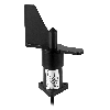 PCE Instruments Windmessgerät PCE-WV A für Windwarnanlagen |Messbereich 0360° |Ausgang 420mA |Messung ab 0,8m/s |IP65