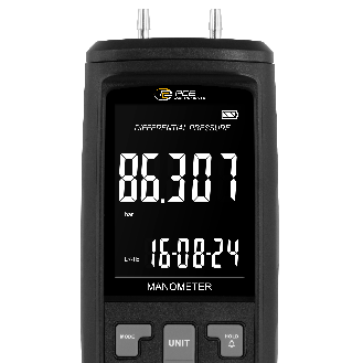PCE Instruments Manometer PCE-PME 100 Messbereich -1...1 bar|Auflösung 0,01 bar|13 Einheiten wählbar|Software|Speicher-Beschreibung lesen