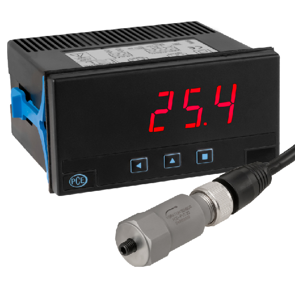 PCE Instruments Beschleunigungsaufnehmer PCE-PVS 20-DPD-U inkl. Anzeige |± 25,4 mm/s |31500Hz |MIL-C-5015 Anschluss-Beschreibung lesen