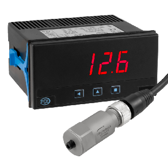 PCE Instruments Beschleunigungsaufnehmer PCE-PVS 10-DPD-U inkl. Anzeige | ± 12,7mm/s |3  1500Hz |MIL-C-5015 Anschluss-Beschreibung lesen