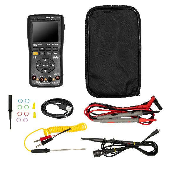 PCE Instruments Multimeter PCE-OC 15 |TRMS |Spannung |Strom |Frequenz|Widerstand|Temperatur|Kapazität |Diodentest |IP20-Beschreibung lesen